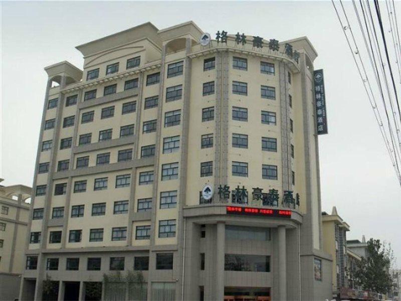 Greentree Inn Shandong Heze Cao County Qinghe Road Business Hotel Buitenkant foto