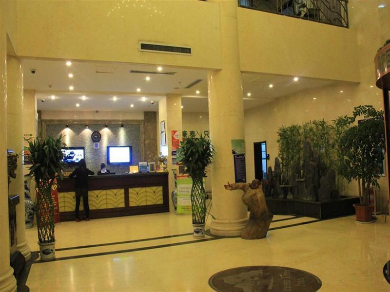 Greentree Inn Shandong Heze Cao County Qinghe Road Business Hotel Buitenkant foto